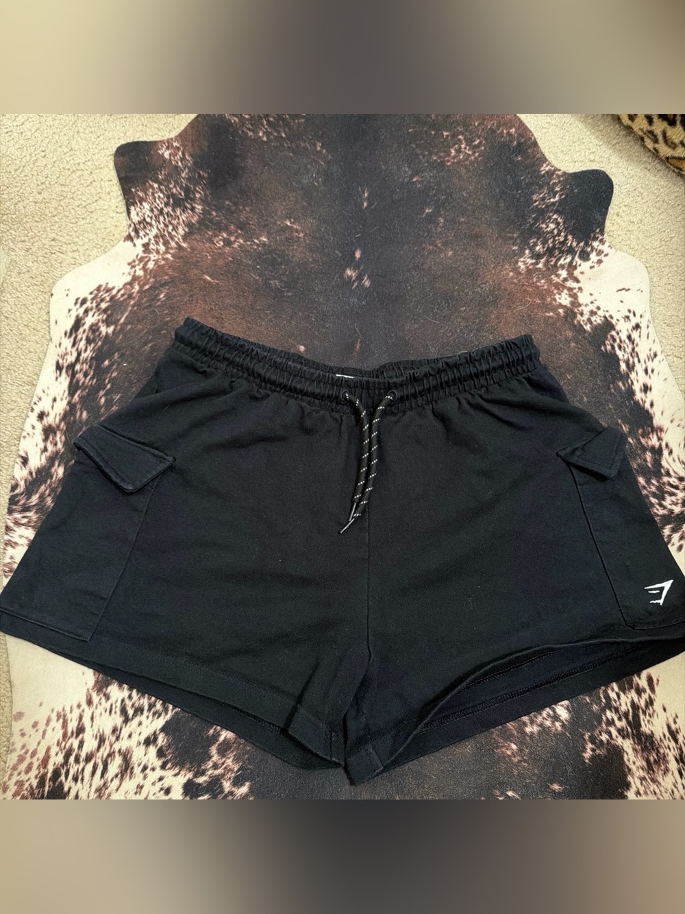 Gymshark Black Women's Athletic Drawstring Shorts